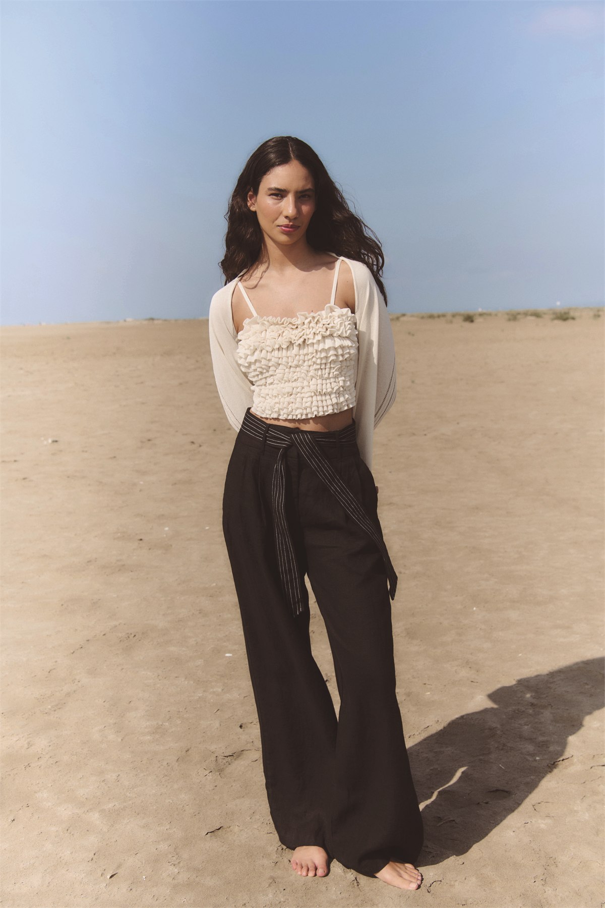 Catalan knitwear atelier look from Sita Murt